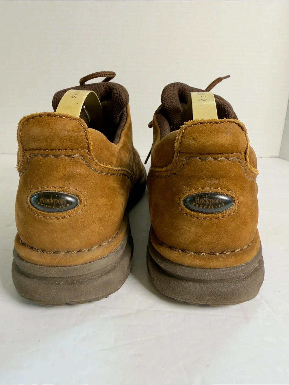 Rockport Men's Brown Suede Lace-Up Casual Shoes Sz 9M